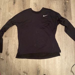 Black Nike Drifit running sweatshirt